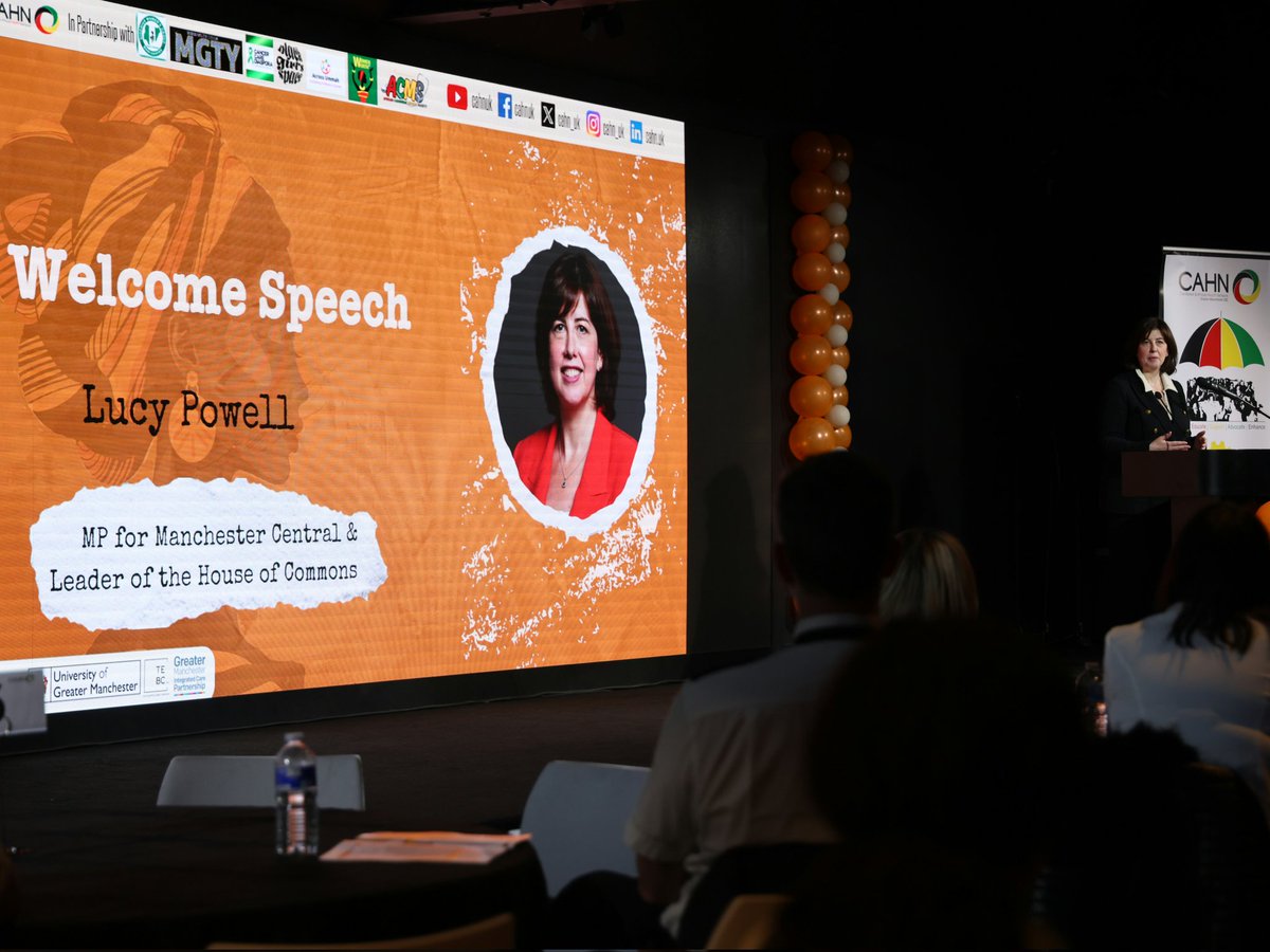 Lucy Powell MP (@lucympowell) on Twitter photo Great to speak at the Caribbean African Health Network <a href="/cahn_uk/">Caribbean & African Health Network</a> International Women's Day event on tackling womenโs health inequalities.
Huge thanks to CAHN & partners for their incredible work in advocating for the improvement of health outcomes within our communities. Great to speak at the Caribbean African Health Network <a href="/cahn_uk/">Caribbean & African Health Network</a> International Women's Day event on tackling womenโs health inequalities.
Huge thanks to CAHN & partners for their incredible work in advocating for the improvement of health outcomes within our communities.