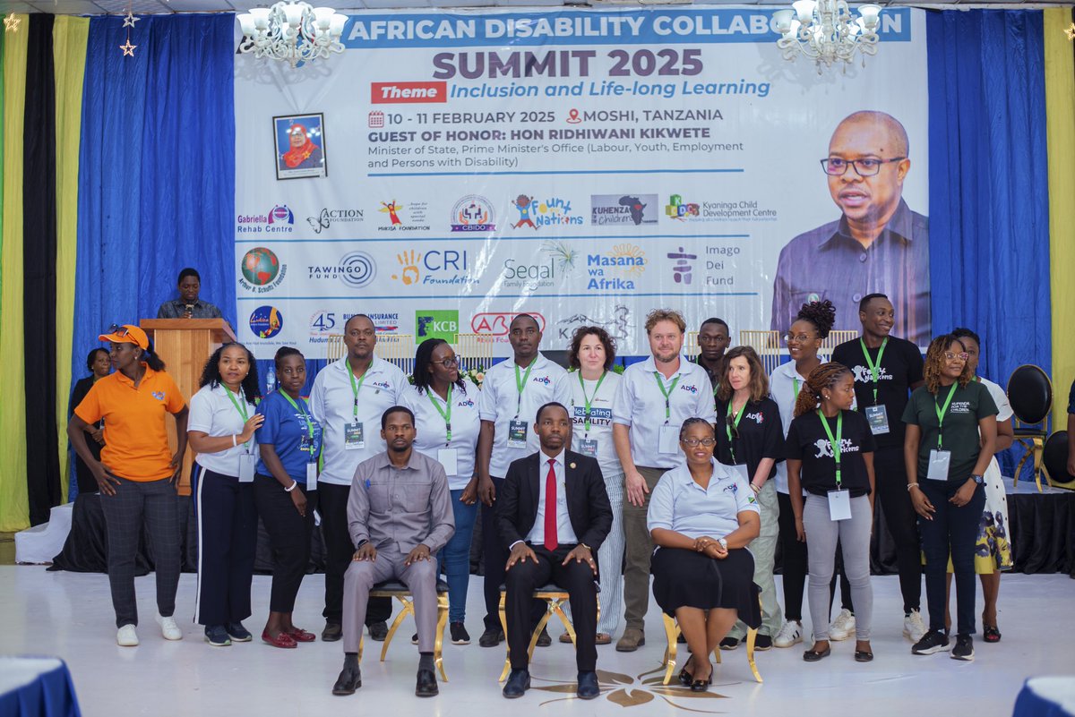 Afr_Disability's tweet photo. A Look Back at the ADC Summit 2025! 🎉
From February 10-12 in Moshi, Tanzania, the ADC Summit 2025 brought together over 580 participants from Africa and beyond under the theme: "Inclusion and Lifelong Learning." This powerful gathering highlighted the need for equitable https://t.co/haAWFhvjuV