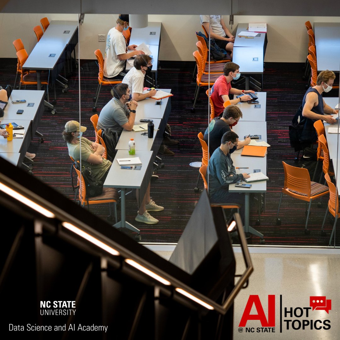 Join us on March 25th, 8:45-9:45 am for a panel discussion on "AI and Academic Integrity" at AI @ NC State Hot Topics. Experts will explore ethical guidelines &amp; best practices for AI in education. 

Register:  ncst.at/4vcs50V26Ru 

#AI #AcademicIntegrity#NCState #DataScience