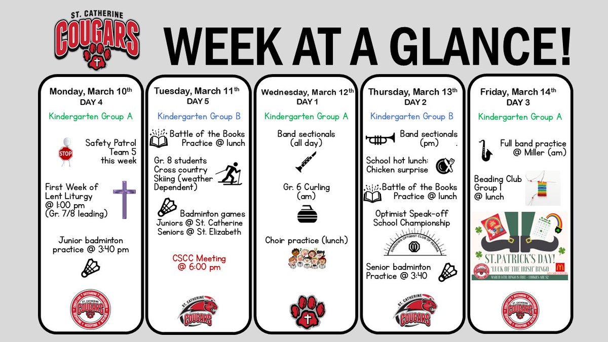 March 10 - 14, 2025 <a href="/RCSD_No81/">YQR Catholic Schools</a>