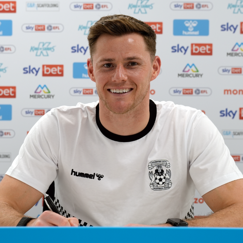 Coventry_City's tweet photo. We are delighted to announce that Ben Wilson has signed a new contract with the Club. 🩵