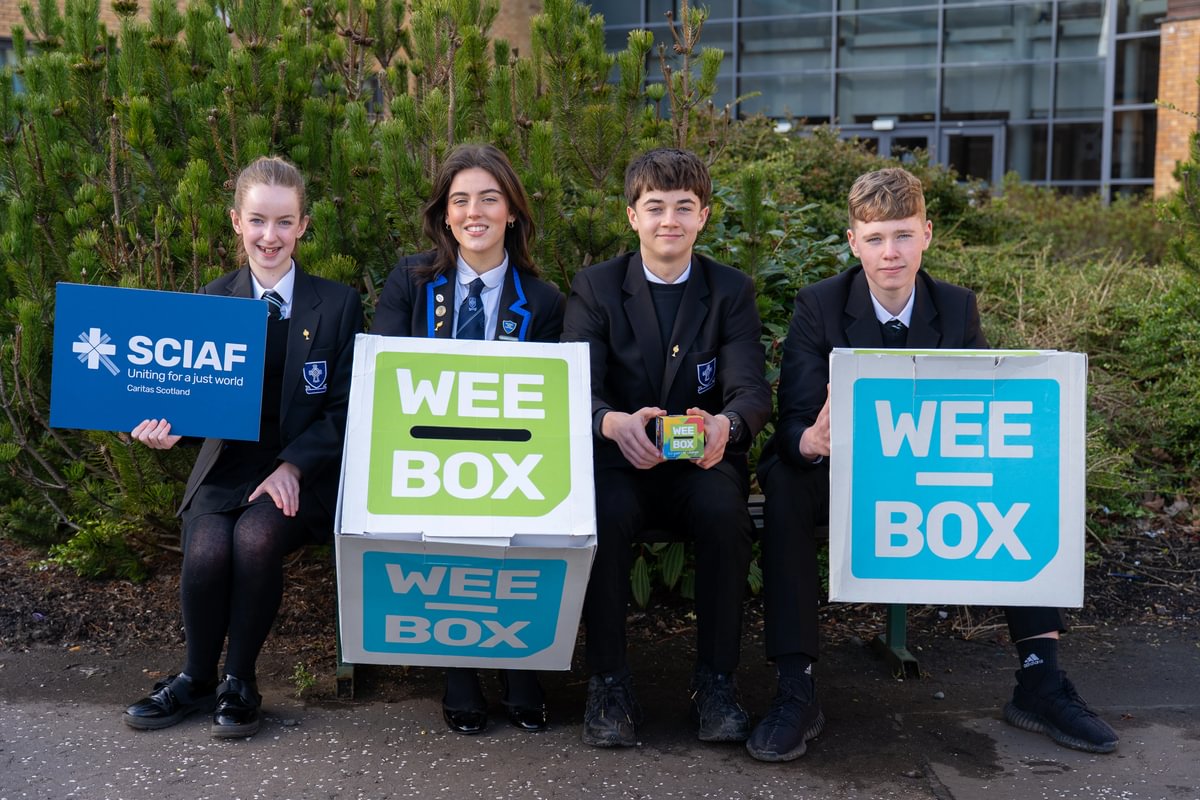 HCHS_RE's tweet image. Holy Cross High School helping to launch SCIAF WEE BOX 2025. 
We have lots planned to support the work of SCIAF this Lent! 
@sciaf
#Lent #FaithInAction #SCIAF #charity