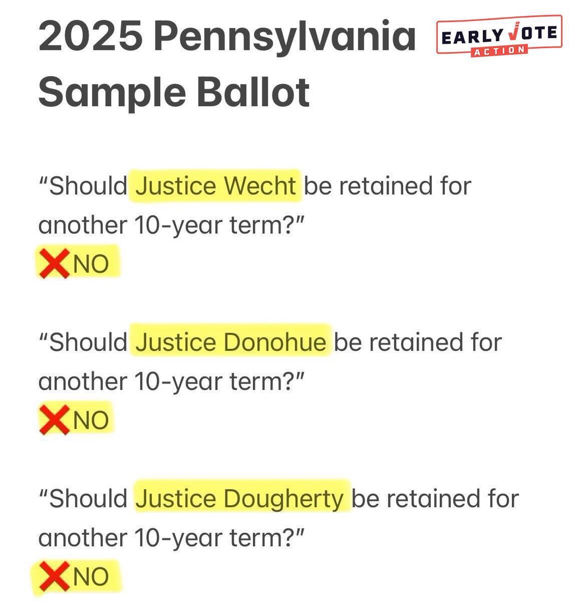 To our Amish in Pennsylvania that will see this:

There are 3 democrat Supreme Court Justices — who shut down PA during COVID — that are up for retention this year.

In order to protect liberty, religious freedom, &amp; school choice, 

I’m asking you to vote ❌NO this November.