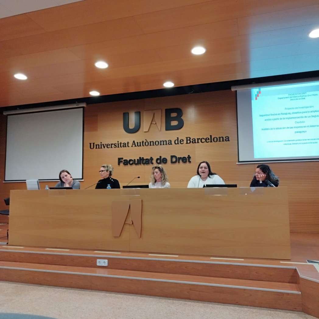 becalpy's tweet photo. 👩‍🎓Fátima Silvero, quien está haciendo un Doctorado en Derecho en 🇪🇸, a través de #BECAL, expuso sobre la Seguridad Social en Paraguay y los desafíos para la ampliación de la protección social, durante la Jornada del Día Internacional de la Mujer

Leé más: https://t.co/W5dA9D845p https://t.co/5Jid4OT2i2