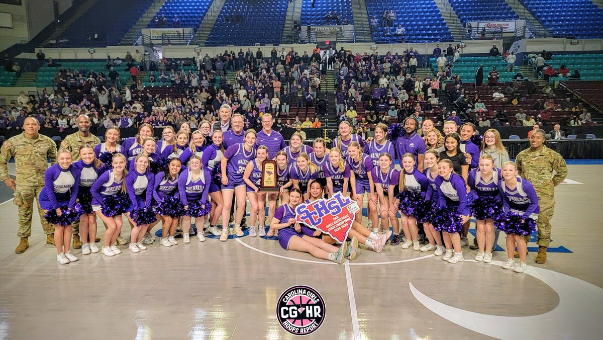 🏀 #CGHRMedia

SOUTH CAROLINA

<a href="/SCHSL/">SCHSL</a> AAA Championship

FINAL
#DillonHS - 37
VS
#WallhallaHS - 52

#WHS
Miley White  - 14 Pts - 13 Reb

Annie Campbell - 13 Pts - 4 Ast

Kami Roach - 10 Pts  - 9 Reb

#Dillon
Treasure Davis - 18 Pts - 8 Reb

#CarolinaGirlsHoopsReport