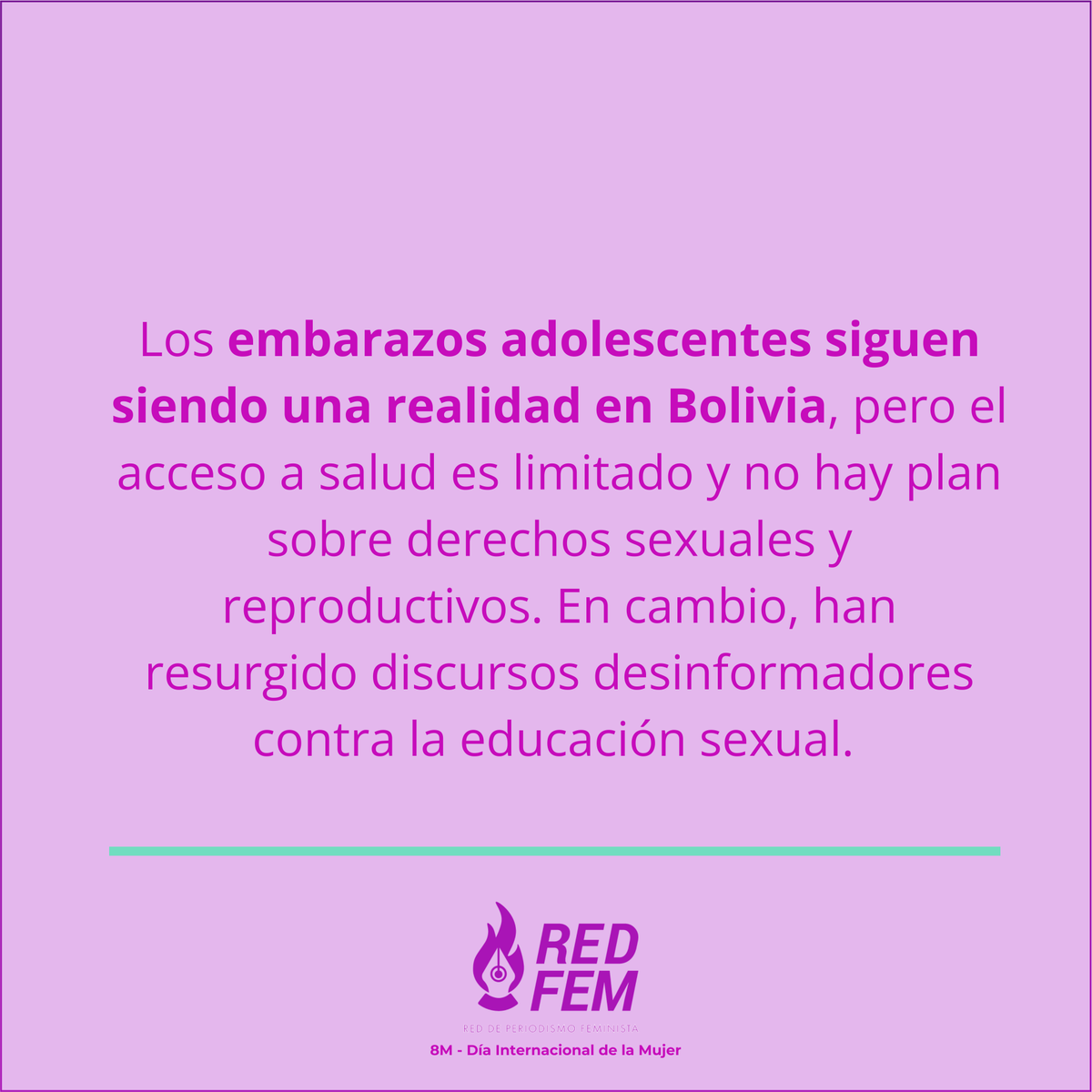 RedFemBolivia's tweet photo. Nos interesa que podamos conocer nuestra realidad para cambiarla. La situación de las mujeres y de las periodistas nos convoca a estar informadas y a brindar datos para analizar cómo lograr los cambios. https://t.co/t9wvYRtiap