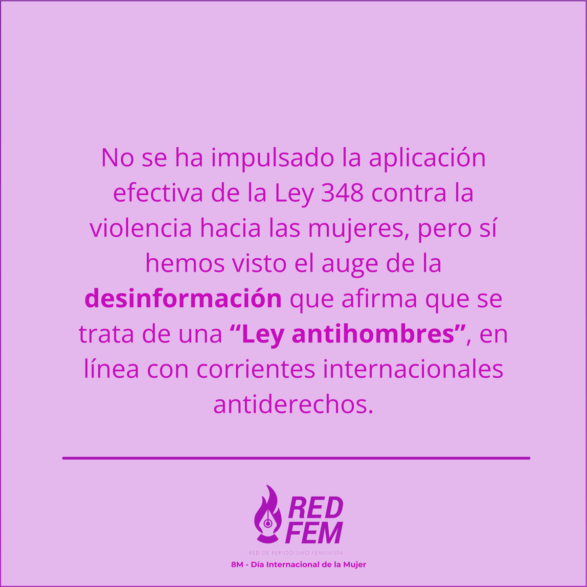 RedFemBolivia's tweet photo. Nos interesa que podamos conocer nuestra realidad para cambiarla. La situación de las mujeres y de las periodistas nos convoca a estar informadas y a brindar datos para analizar cómo lograr los cambios. https://t.co/t9wvYRtiap