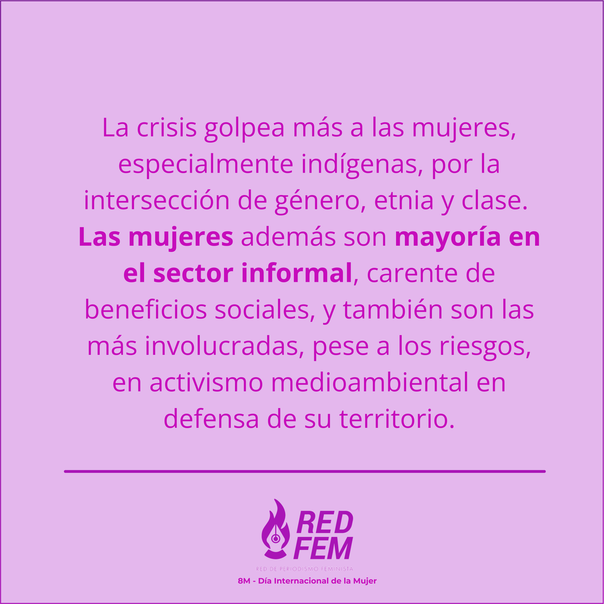 RedFemBolivia's tweet photo. Creemos que un mejor periodismo es posible. La violencia en todas sus formas debe ser eliminada y un primer paso es denunciarla. 

#RedFem #Bolivia #Periodismo #Feminismo #8M https://t.co/k6ZL2JWrWt