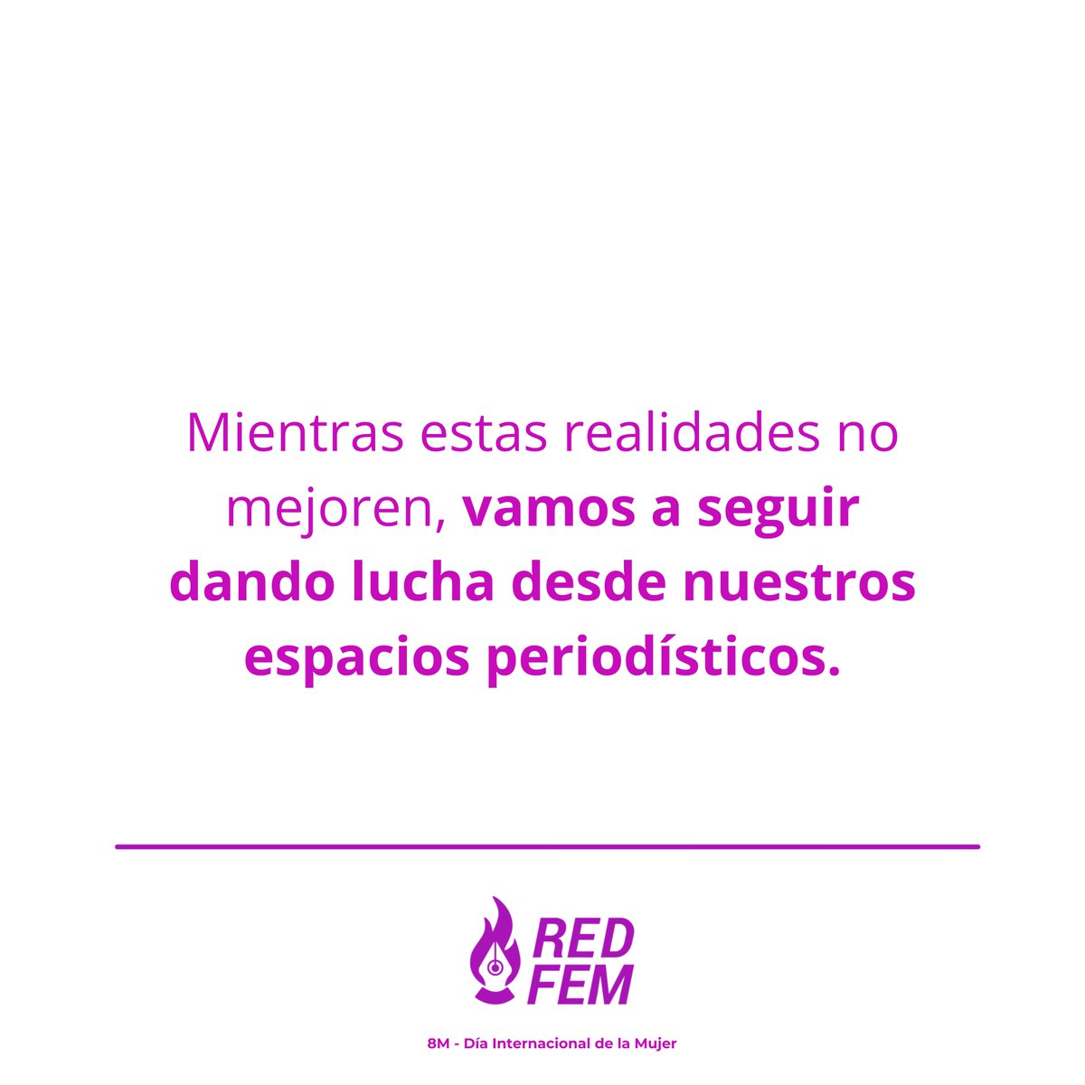 RedFemBolivia's tweet photo. Creemos que un mejor periodismo es posible. La violencia en todas sus formas debe ser eliminada y un primer paso es denunciarla. 

#RedFem #Bolivia #Periodismo #Feminismo #8M https://t.co/k6ZL2JWrWt