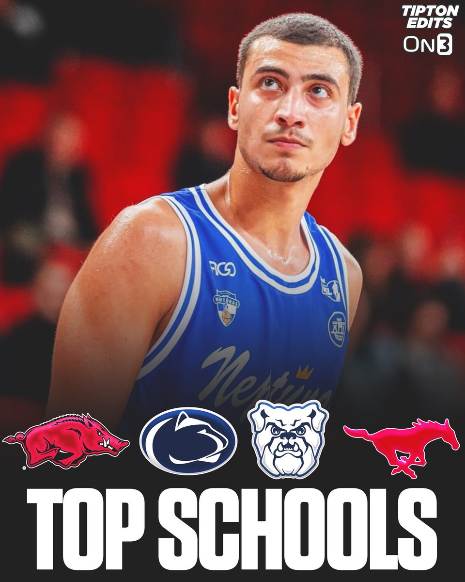 Joe Tipton (@tiptonedits) on Twitter photo Lebanese forward Karim Rtail is considering the college route after playing professionally in Lithuania, according to his agent, <a href="/DanielPoneman/">Daniel Poneman</a>.
The 6-9, 20-year-old currently has a top four schools of Arkansas, Penn State, Butler, and SMU. Lebanese forward Karim Rtail is considering the college route after playing professionally in Lithuania, according to his agent, <a href="/DanielPoneman/">Daniel Poneman</a>.
The 6-9, 20-year-old currently has a top four schools of Arkansas, Penn State, Butler, and SMU.