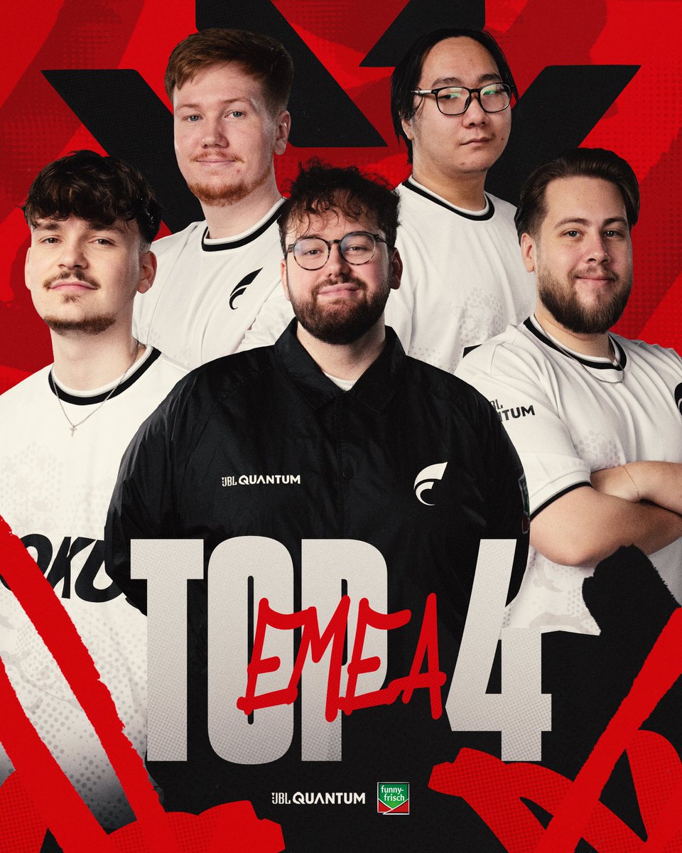 We finish TOP 4 in the Challengers EMEA.

#123FOKUS
