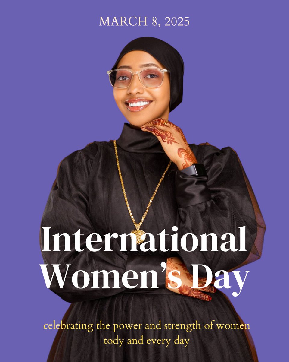 Happy International Women's Day 2025!

This International Women’s Day (IWD 2025), the theme is "Accelerate Action", a call to stop waiting and start moving! That dream? Push it forward. That business? Promote it. That skill? Show it off. 

#IWD2025 
#AccelerateAction