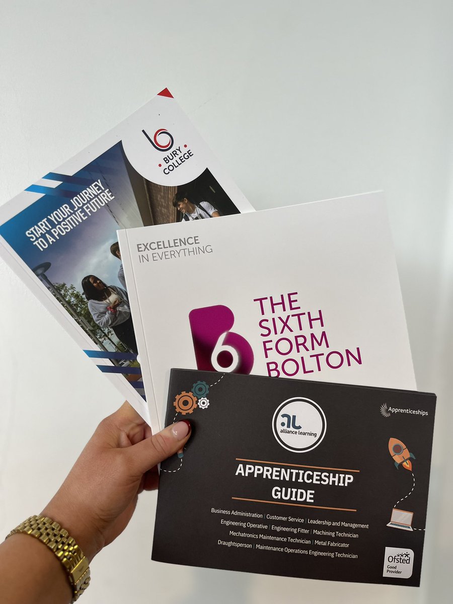 Don’t forget to pop in to see Miss Bradburn during social times to have a chat about your future options, and to pick up some information to look at at home. You can also find this by the Library. 

#WEAREBSCA #STRIVE