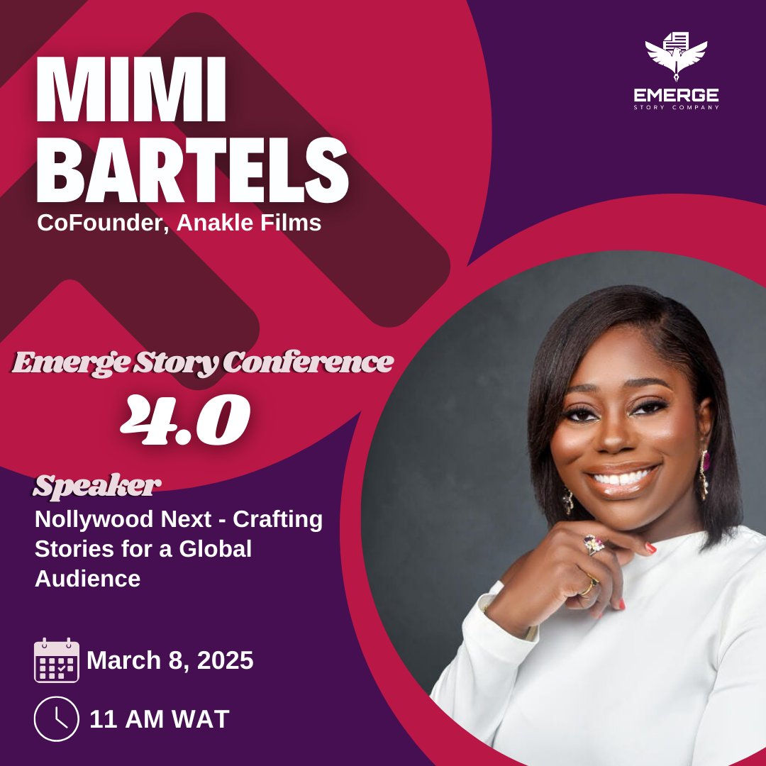 EmergeStory's tweet photo. MEET OUR SPEAKERS

With over 15 years' experience in Production, Film Distribution, Media, Marketing communications and Alternative Investments, Mimi is the Cofounder of Anakle Films.

#ESC2O25
#EmergeStoryConference
#EmergeStoryCompany https://t.co/ICqOtJOO69
