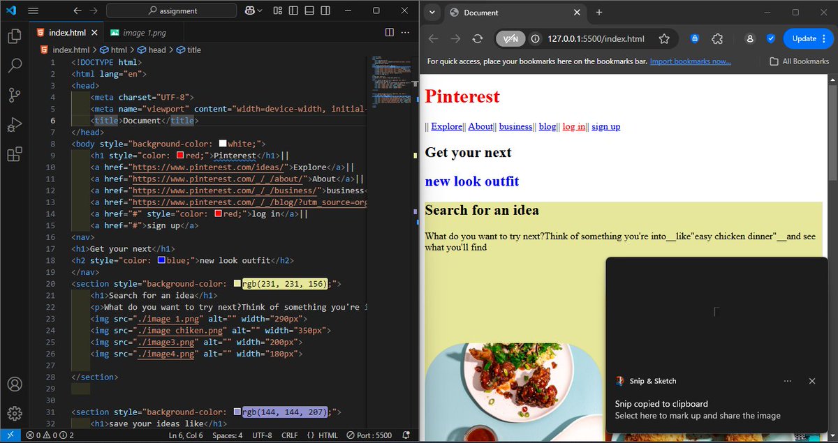Agbacyber's tweet photo. "Warning: newbie coder alert! I just survived my first HTML class and lived to tell the tale! i even managed to create something that doesn't look a mess. Stay tuned for more coding shenanigans!

#HTML #Codingjourney #WebDevelopment #CyberSecurity #LearningToCode https://t.co/BWl26ifRW2