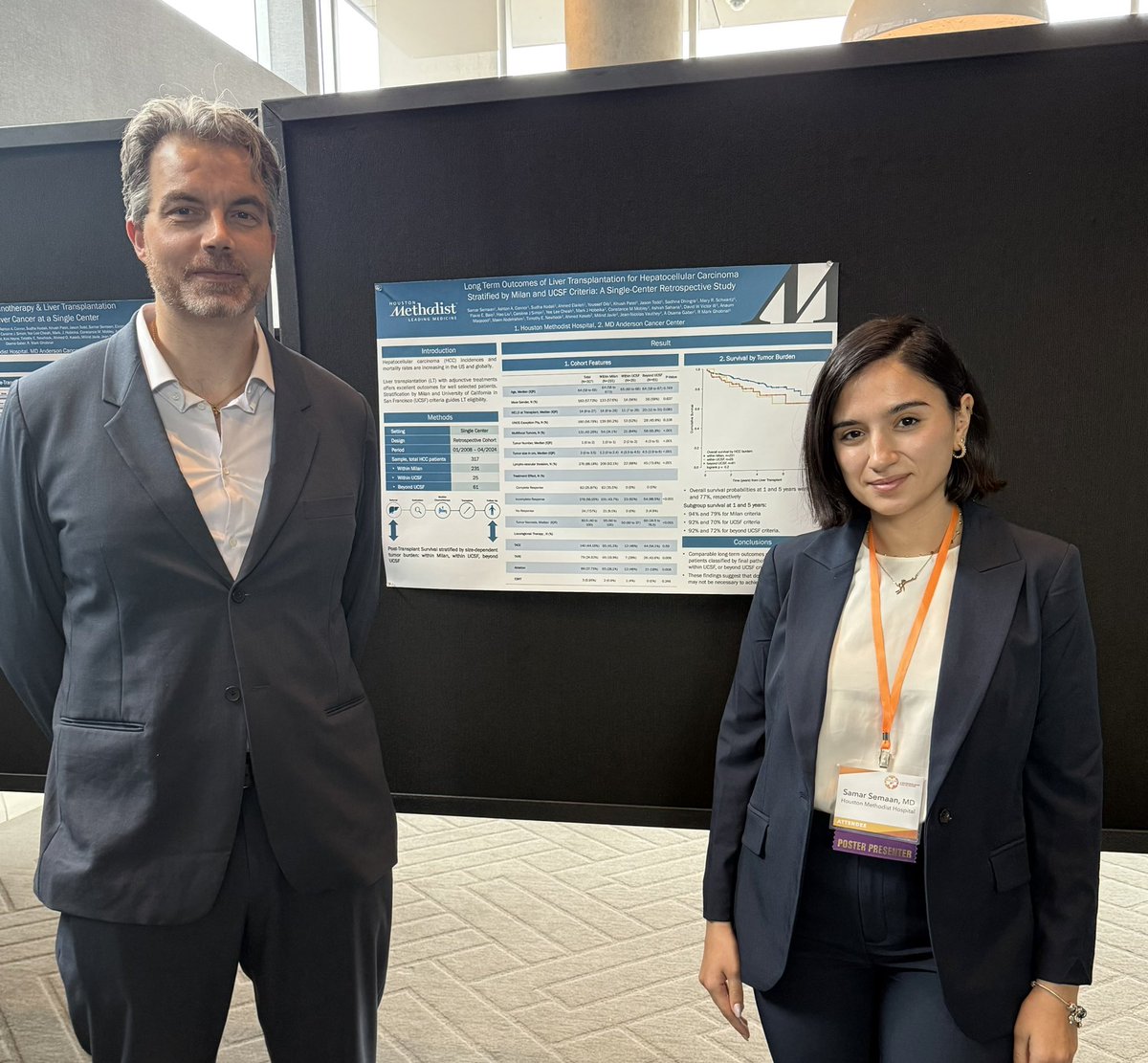Had an amazing time at #HCCLive2025, presenting our posters &amp; learning from top experts in HCC! Grateful for the insights, connections, and inspiring discussions that will shape future research &amp; patient care. Excited for what’s next! 🔬🎤 #Oncology #Surgery #MedicalResearch