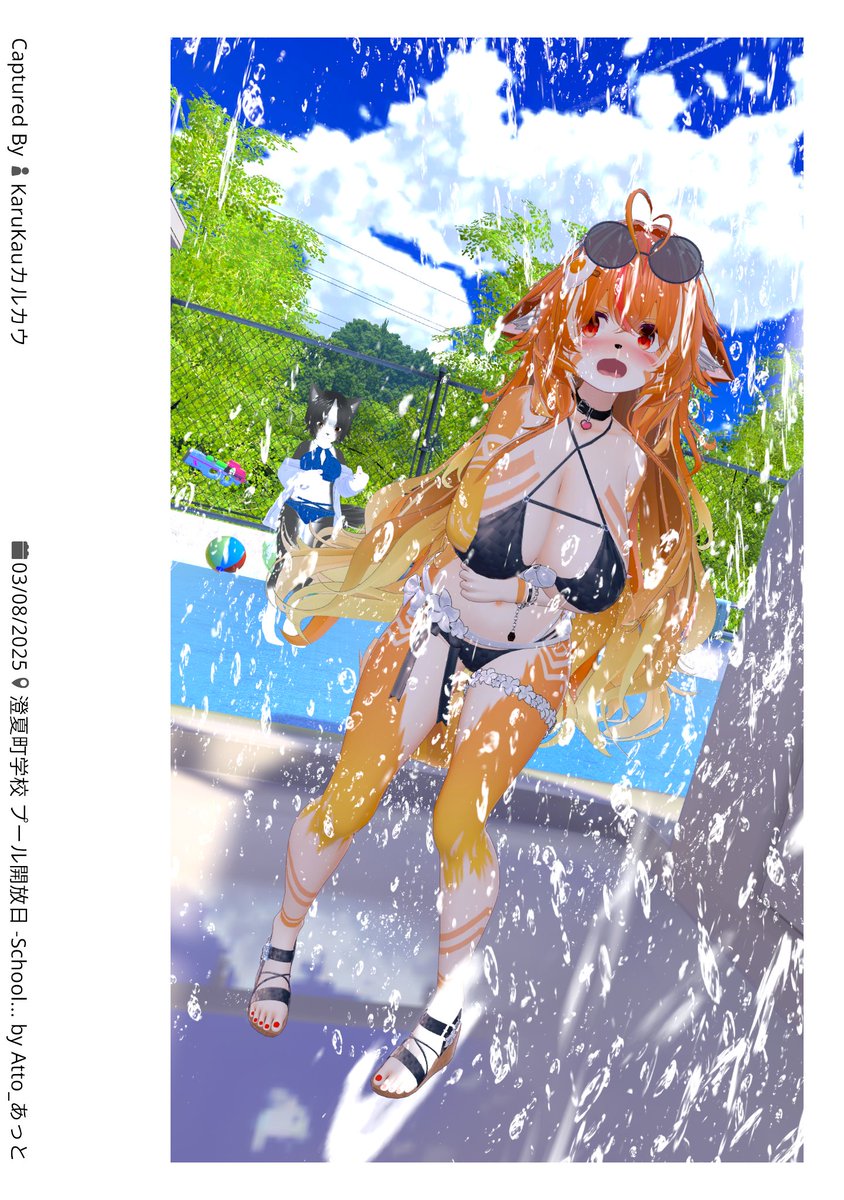 夏の予行演習と言うことでいっぱい写真撮ってもらいました☺️ 