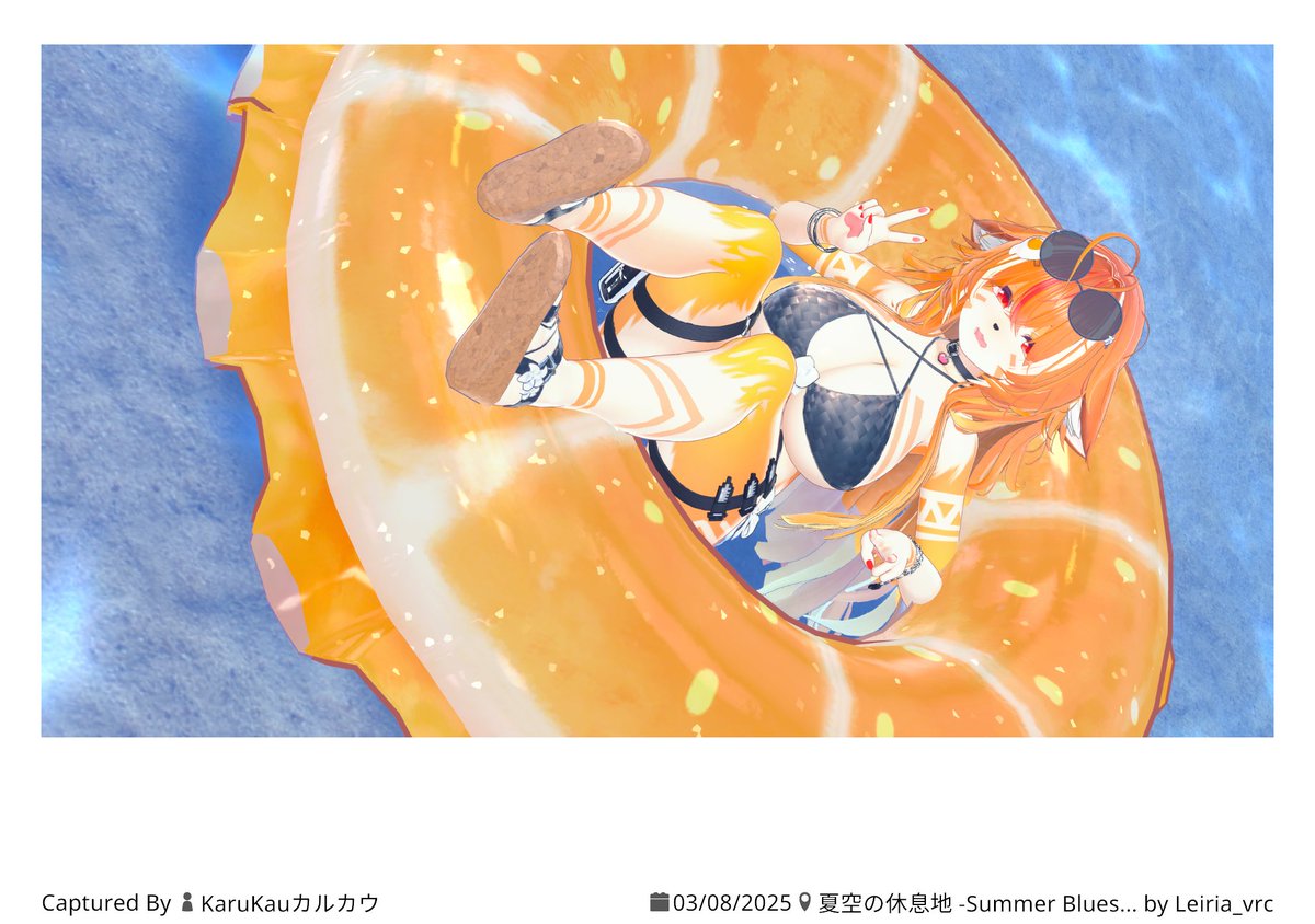 夏の予行演習と言うことでいっぱい写真撮ってもらいました☺️ 