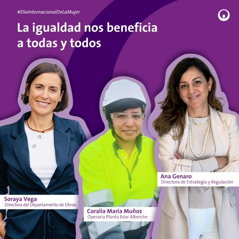 Veolia_Es's tweet photo. 💜 En #Veolia creemos en la diversidad, la igualdad y la inclusión como impulsores del cambio.
¡Seguimos construyendo un futuro más justo e igualitario!
#DíaInternacionalDeLaMujer
#8M #YesWEDOWeek #EquidadDeGénero #8DeMarzo
@Veolia_Es