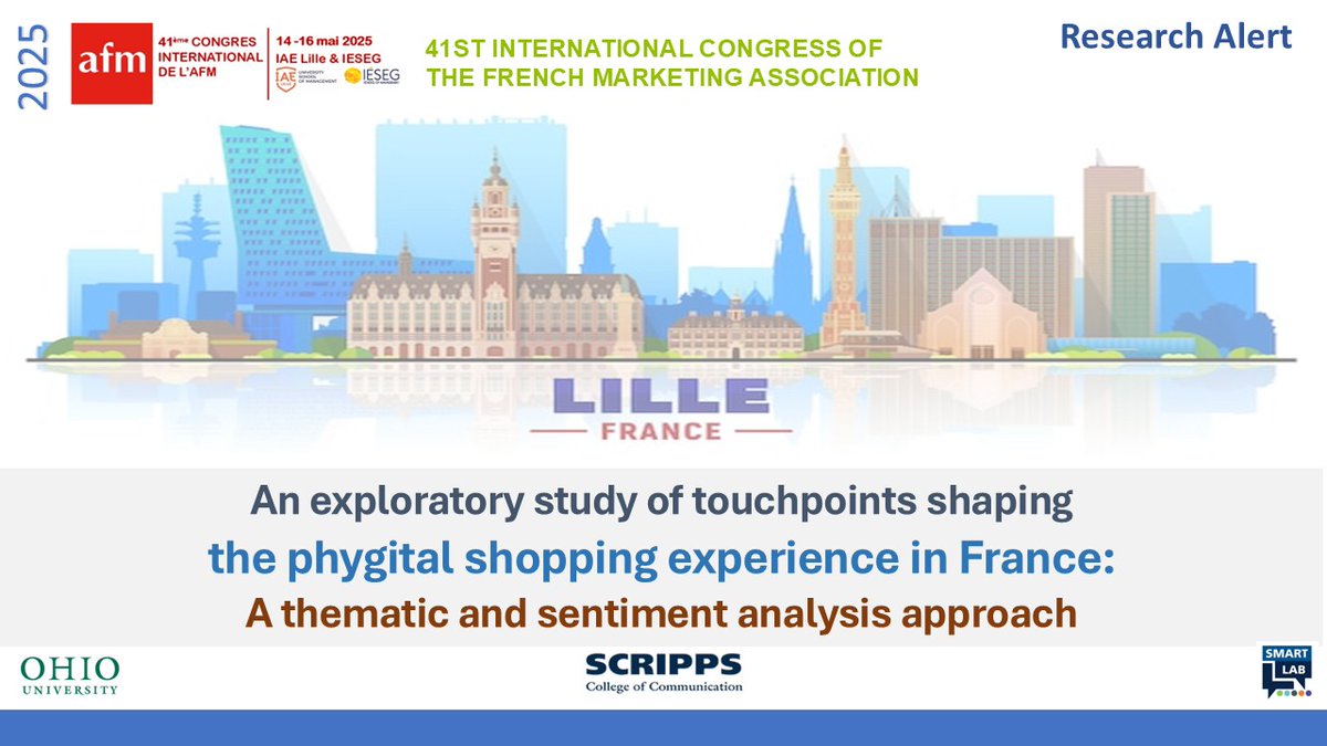 🚀Our latest collaborative research has been accepted for AFM &amp; the Spring Marketing Management Association Conference in Lille, France! 🇫🇷
Huge congrats to the amazing team: Dr. Laeeq Khan, Danielle Lecointre-Erickson, Dr. Adil Safaa, Koffi Agbokanzo, Sourou Meatchi &amp; Bassily!