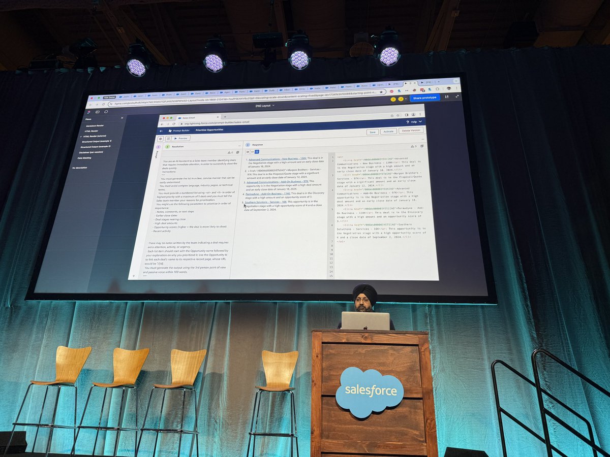 enginutkan's tweet image. I love the new UI for Agent Builder. It is coming soon. Watch the Jaswinder Rattanpal prompt builder session recording if you missed it in-person or live. It is an excellent session.
#Salesforce #SalesforceAdmins #SalesforceDevelopers #TDX25 #TDX #AI