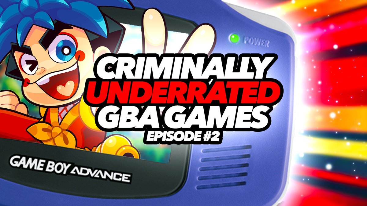The GBA was an incredible handheld for it’s time with a ton of games that were criminally underrated! Here’s some worth giving a go!

Watch it here - youtu.be/o_Uk6Nf8x1c