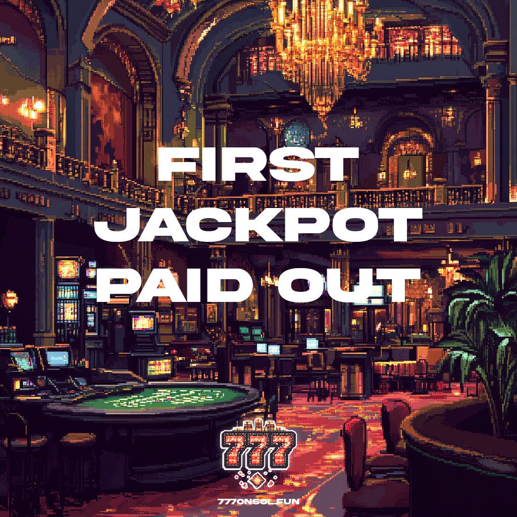 777_on_sol's tweet photo. Our first Jackpot has been paid out! Congratz to 12ge...fwe4 for winning 1.58 SOL

TX: https://t.co/zFiVByQtVt https://t.co/54lVfvmD8D