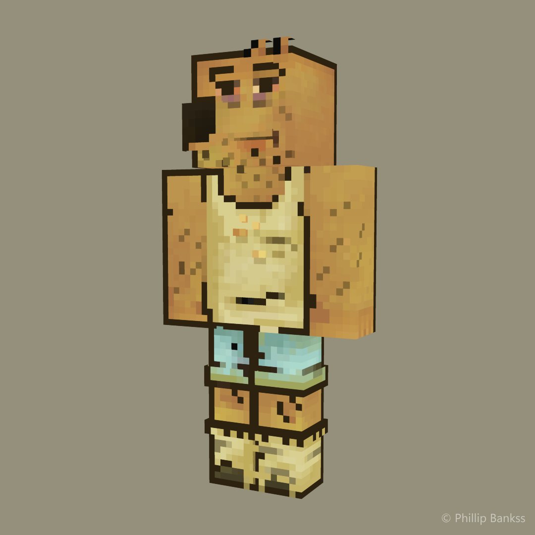 our new skin. his whole deal is he's an old dude that… oh whatever

© Phillip Bankss
#minecraft #minecraftmemes #chillguy