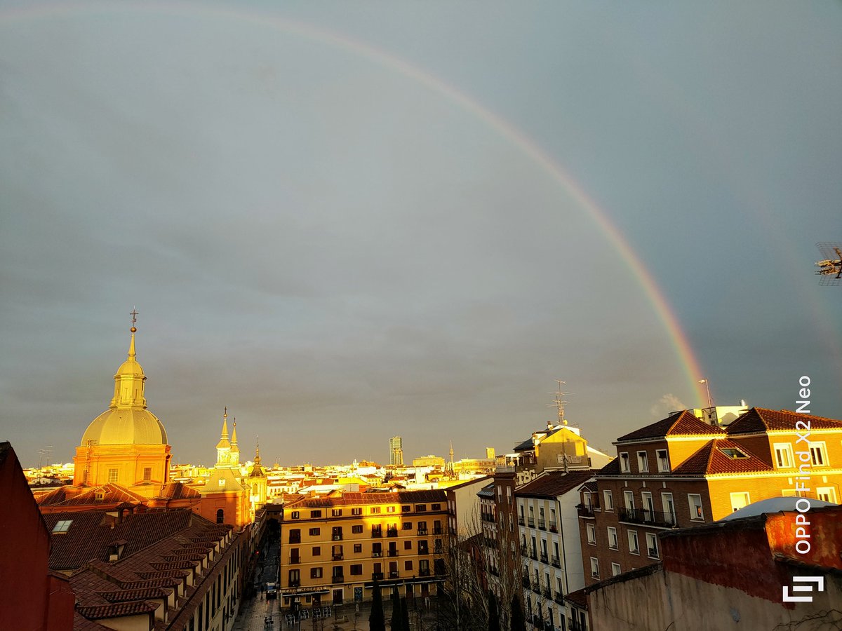 Nice Rainbow over Madrid
