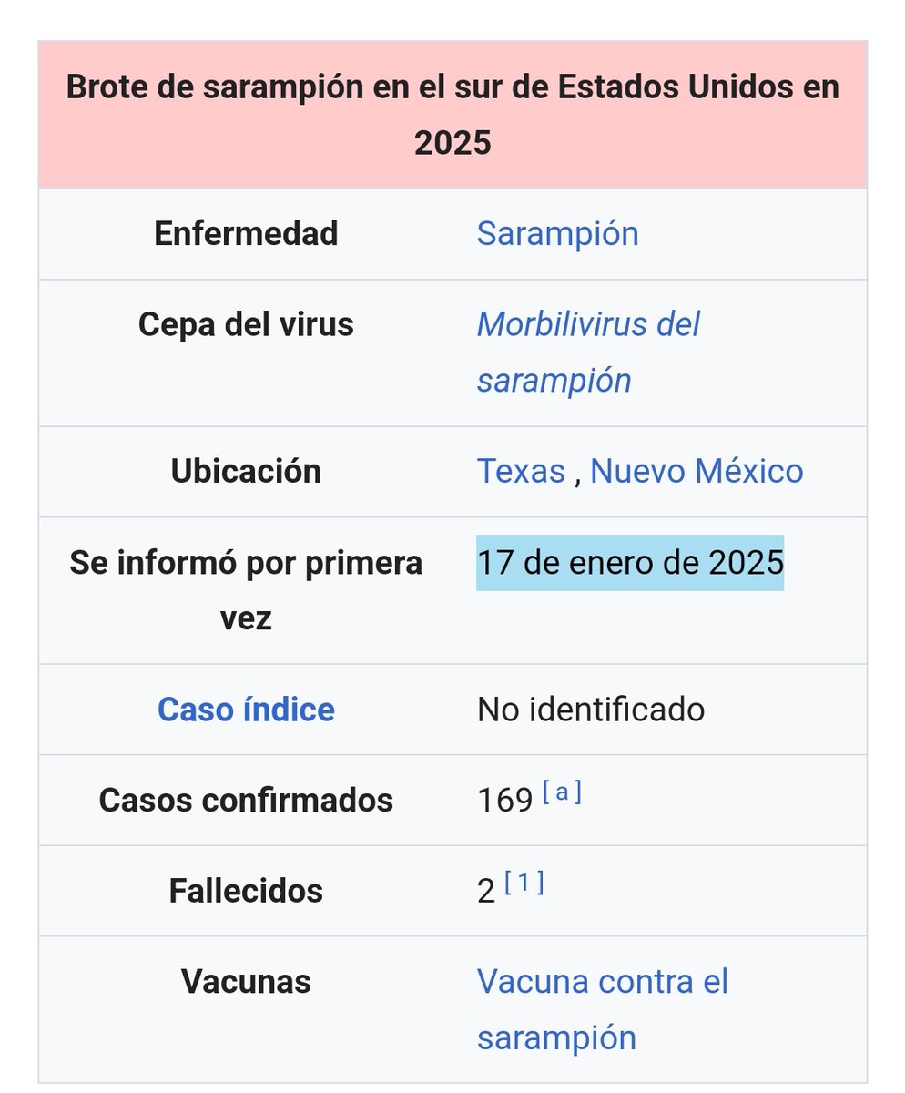 FarosConF's tweet photo. Aunque no me agrade para nada Robert F. Kennedy Jr., debemos ser justos.

Este brote de sarampión se informó desde antes de que inicie el segundo gobierno de Trump, y Robert F. Kenmedy, como responsable de Salud, ha recomendado la vacuna contra la sarampión, sorprendentemente. https://t.co/iceqc777J0