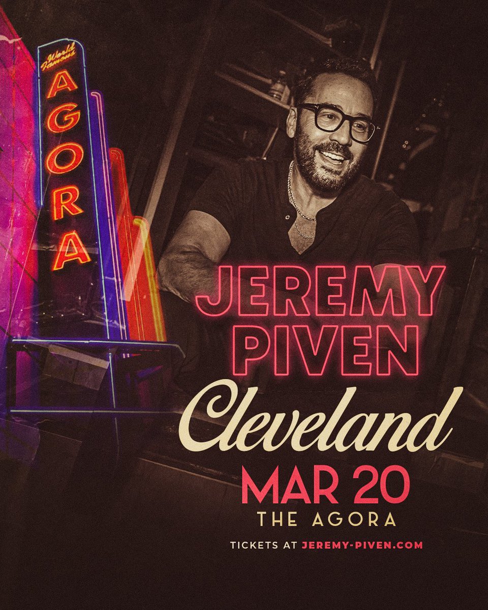 My man <a href="/jeremypiven/">Jeremy Piven</a> is coming back to Cleveland! Let’s goooooo!!!