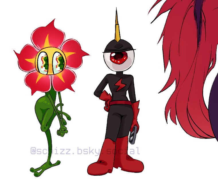 _Shizoid_1's tweet photo. I'm alive! WoY OCs! Yippee! Size inconsistency! None of them has names :D
#WanderOverYonder #WoY #OC https://t.co/sFbc7UeQi9