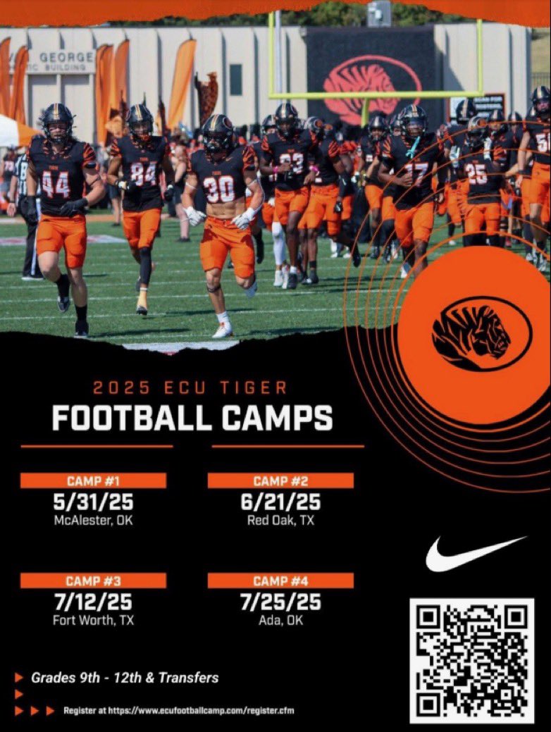 Thanks you for the camp invite.<a href="/coachmurph__/">Murphy Roberts</a> <a href="/FootballMelissa/">Melissa Cardinal Football</a> <a href="/PenningtonTodd9/">Todd Pennington</a>
