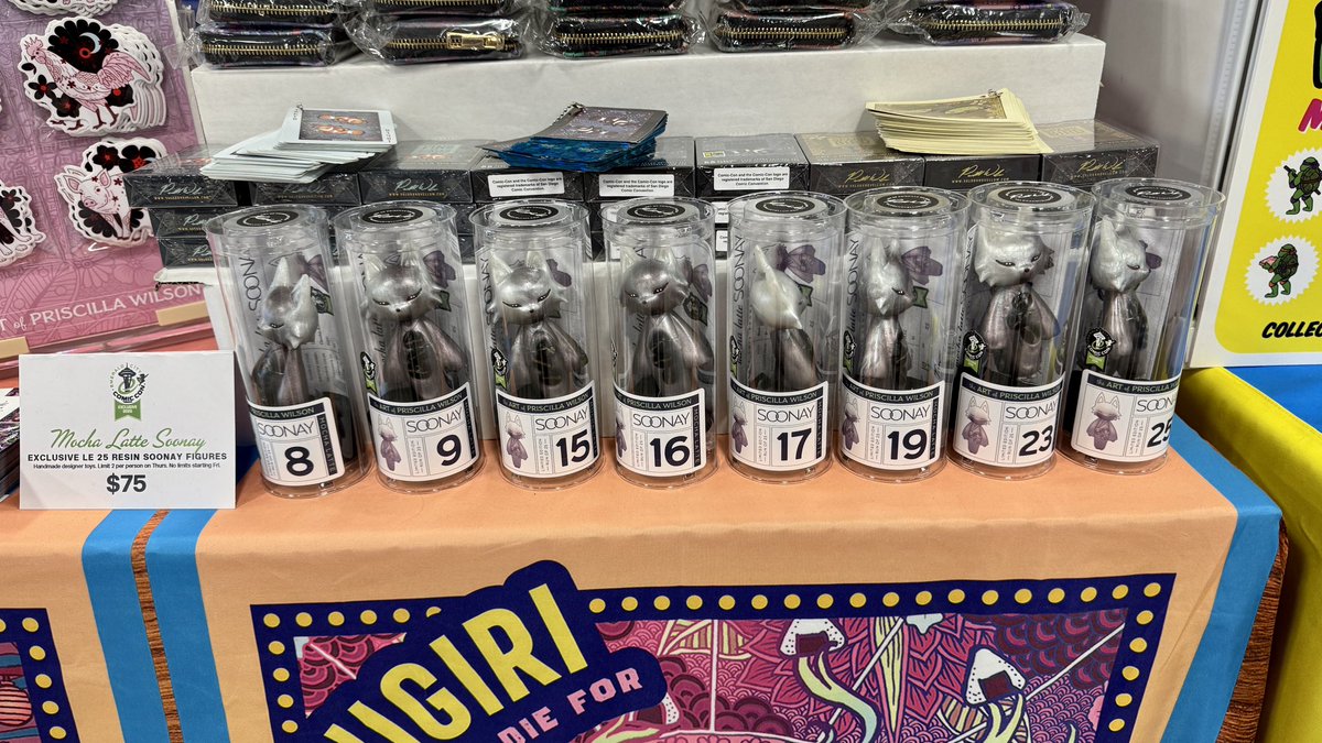 Priscilla Wilson ๐ Rockettown (@valorandvellum) on Twitter photo Itโs day two of <a href="/emeraldcitycon/">Emerald City Comic Con</a> and I have some figures left (no limits starting today) and 7 exclusive prints left. Still have exclusive pin sets too! Itโs day two of <a href="/emeraldcitycon/">Emerald City Comic Con</a> and I have some figures left (no limits starting today) and 7 exclusive prints left. Still have exclusive pin sets too!