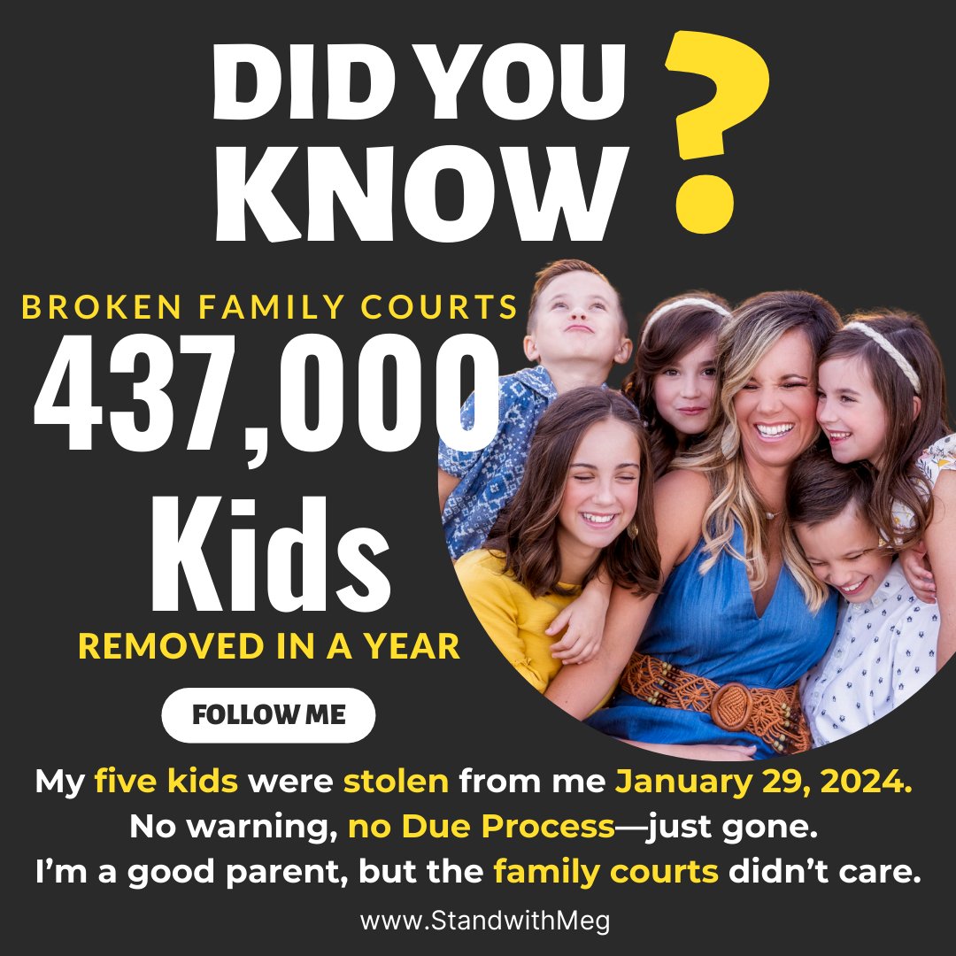 StandwithMeg's tweet image. #corruptfamilycourts #corruptcourts #NoDueProcess @DOGE @POTUS