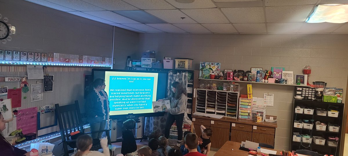 We would like to recognize and appreciate our cadets who visited the elementary schools to read to the children.