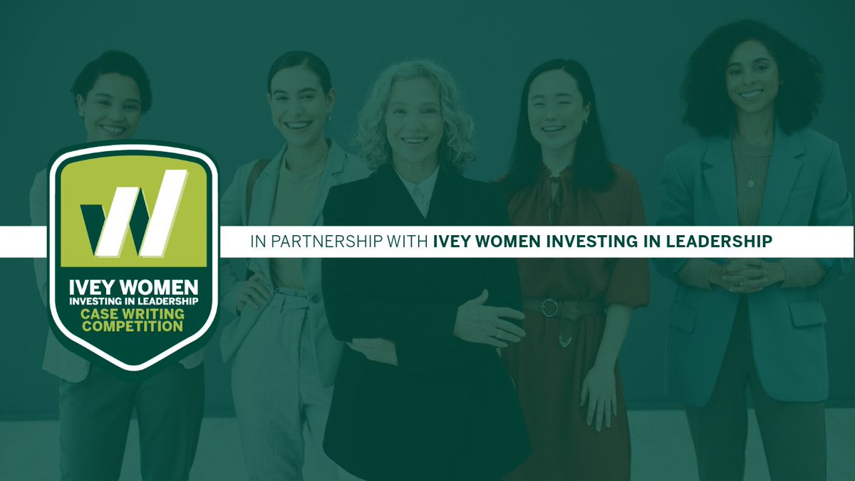 In celebration of #IWD2025, Ivey Publishing &amp; IWIL launched the Ivey Women Investing in Leadership Case Writing Competition! Highlighting women in leadership.  Submissions open June 1, 2025!
Read more: bit.ly/3QRySTC

#WomenInLeadership #CaseWriting #BusinessEducation