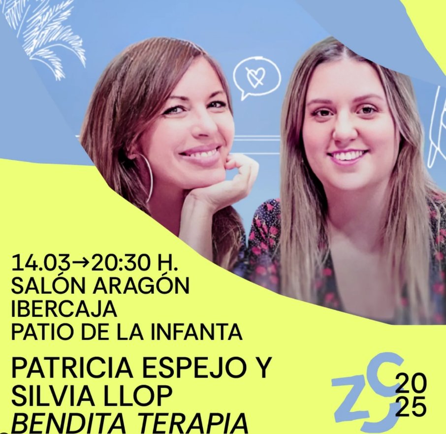 🎭 Patricia Espejo y Silvia Llop llegan con su show "Bendita Terapia", donde el humor y el amor se analizan sin filtros en "Bendita Terapia".

🎧 Si eres fan del podcast imagina verlo en vivo con el desparpajo de Patricia y la sabiduría de Silvia. ¡Risas aseguradas!

📅 14 de