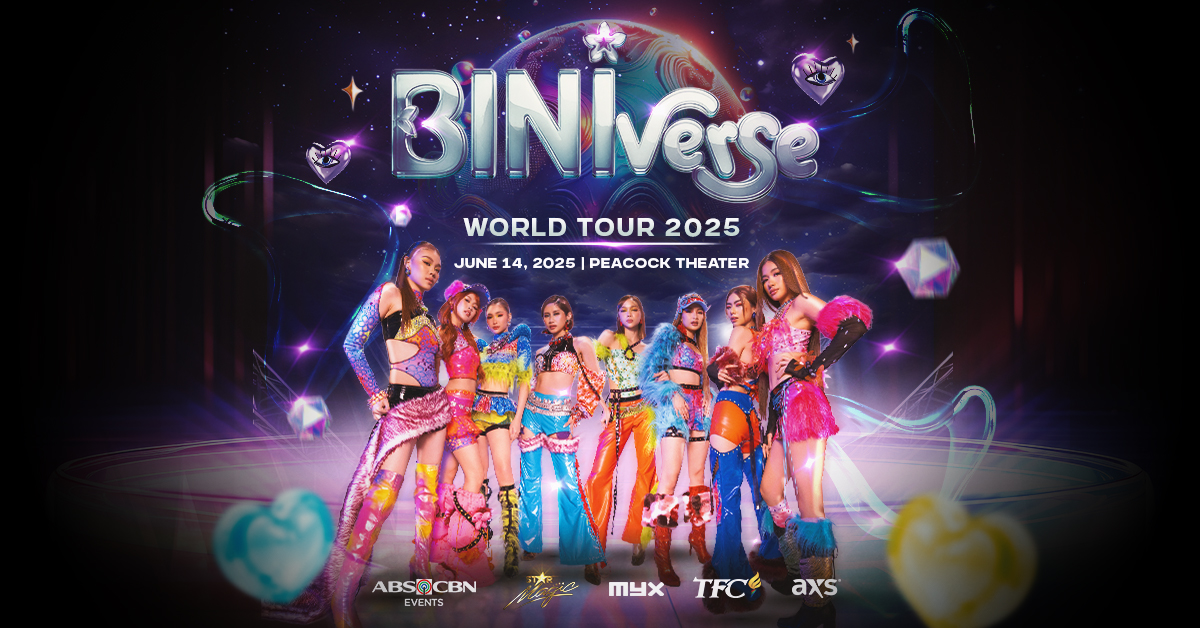 peacock_theater's tweet photo. Hi LOS ANGELES! We are bringing the BINIVERSE WORLD TOUR to PEACOCK THEATER on JUNE 14. Tickets are on sale now! See you there🩷🪐
🎟️: https://t.co/QN49VNQZFb https://t.co/laBFQcN4bX