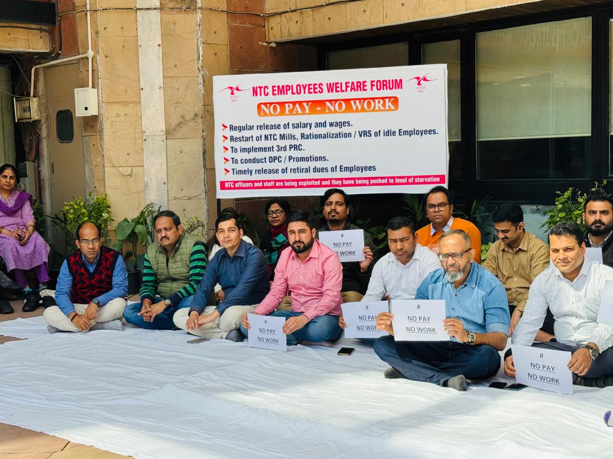 NTC_Emp_Forum's tweet photo. @NPEU_INDIA ЁЯУв
The struggle continues until justice is served! тЬК
NTC employees pendown strike
#strike #saventc https://t.co/YpY5ty15G8