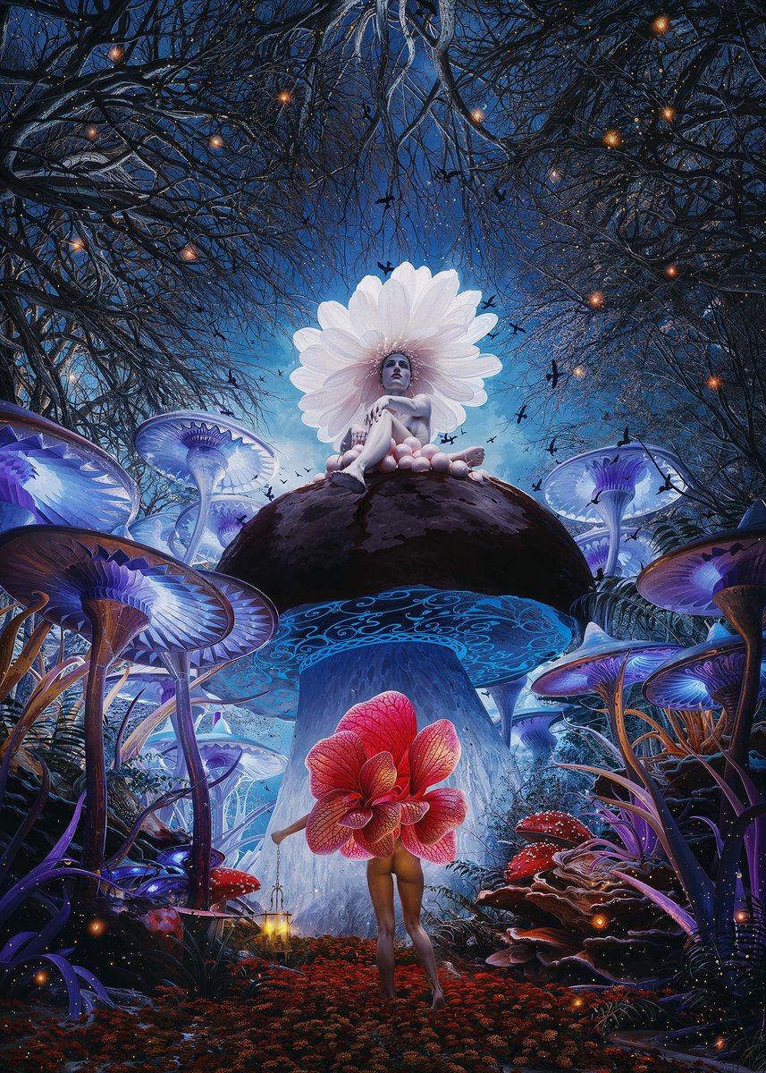 dark forest #3dart #fantasyart