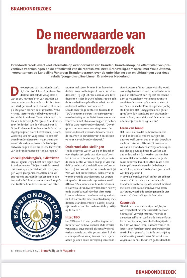 wvloenen_van's tweet image. brandveilig.com over de meerwaarde van #brandonderzoek. Zeer binnenkort mogelijk een keuze om te stoppen met brandonderzoek binnen de #VRNHN😢 Gemeenten, bestuurders, MT leden en de directie zien deze meerwaarde blijkbaar niet. Anders ga je hier niet op bezuinigen!