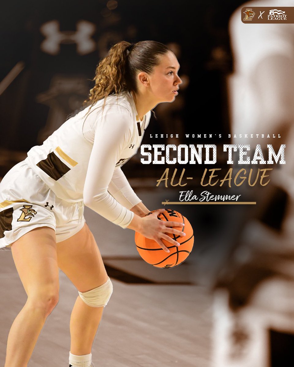 Second Team All-Patriot League honors for our shooter 🎯

#GoLehigh