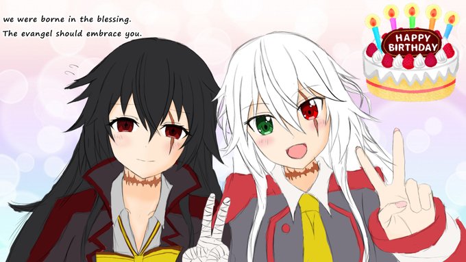 はい、3月8日はノルンとアンジェリカの誕生日でした。
今年も何にも用意してねぇやと思ったけど昔のホコリ被ってたのを引っ張り出して最低限を整えてみました。雑が過ぎる。
未だ何年経ってもほとんど何も出来てないけど、まぁせめて誕生日くらいはお祝いしておこうと思います。

おめでと。 