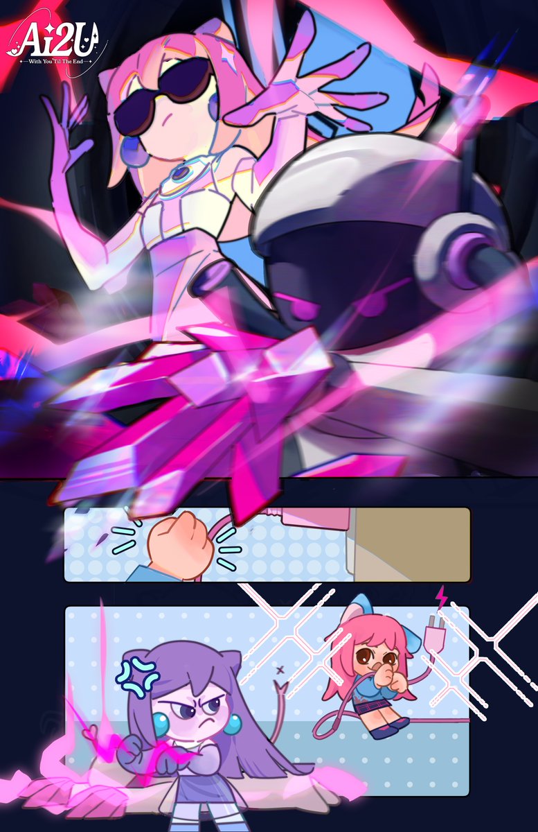 AI2U_game's tweet photo. Looks like Eddie is taking #DayofUnplugging a little too seriously... WATCH OUT ESTELLE! 😳

#AI2U #indiedev #aigame #earlyaccess #AI2UWithYouTilTheEnd #yandere #aigirlfriend #aicharacter #cozygaming #steamgame #steam #meme #silly https://t.co/tVLei8L2Pp