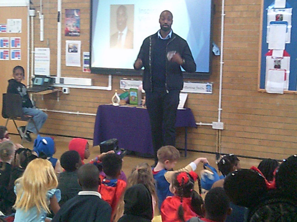 Our visitor Subomi Ojo came to inspire us on World Book Day. He explained is urge to work in the city and his passion for economics.
