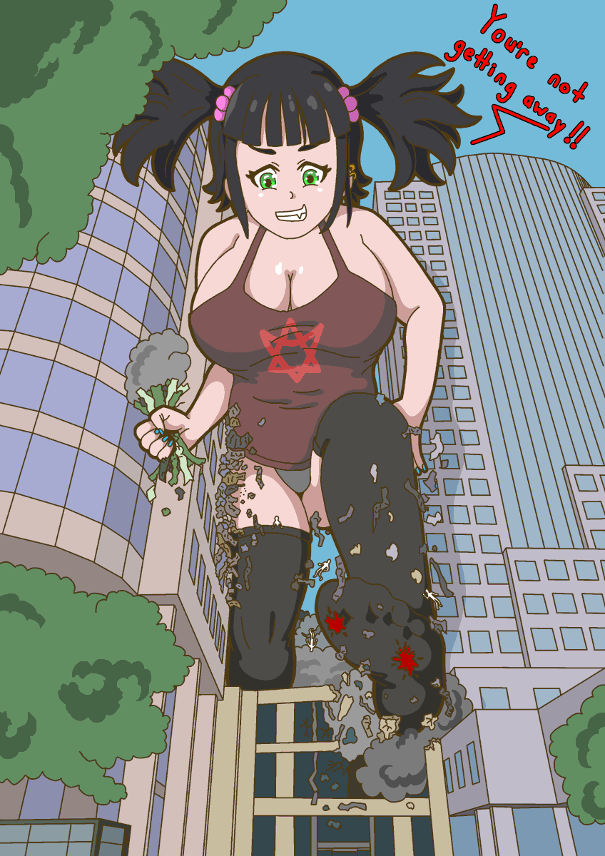Momo's on a rampage and you're not getting away.

Momo belong's to <a href="/redrat24/">redrat24</a> 

#giantess #MacroMarch