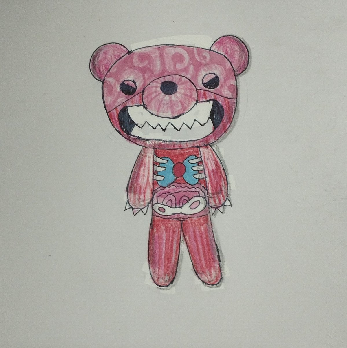 SayloinRiki's tweet photo. I drew Deddy Bears (Series 3) (part 2)
^ฯ^ ๐ป๐งธ๐ช๐ค๐๐ฉ๐ปโ๐ฌ๐ซ ๐ซโจ
.
#deddybears #teddybears #monsters #drbeargrave #dripps #gutsybear #series3 #myart #traditionalart #teddybearart #fanart #artwork https://t.co/k1kv69kaVn