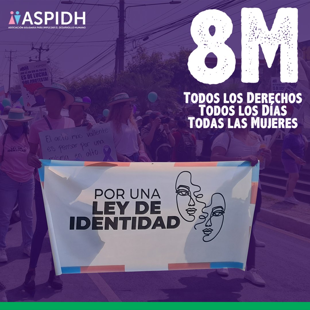 ASPIDHARCOIRIS's tweet image. 💜🏳️‍⚧️💥 La Ley de Identidad de Género garantiza el derecho de todas las personas  a ser reconocidas y tratadas según su identidad auto percibida, sin discriminación ni violencia. Esta ley es fundamental para la inclusión y el respeto de las mujeres #trans

#8demarzo