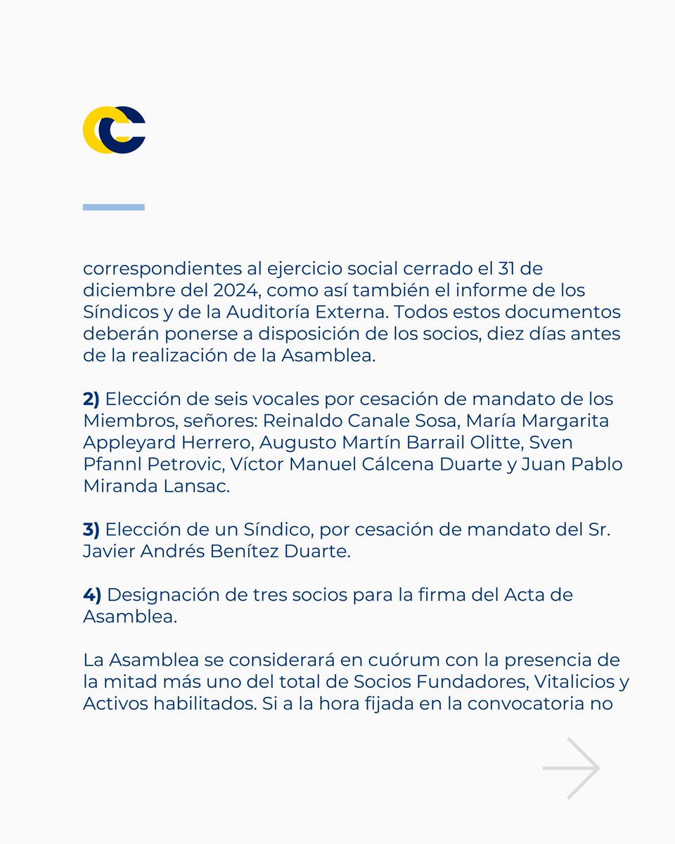 centenariopy's tweet photo. 📌 Convocatoria a Asamblea General Ordinaria https://t.co/Z0i292eNzH